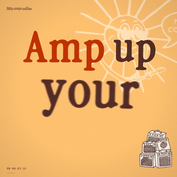 Little Amps Coffee, square cut